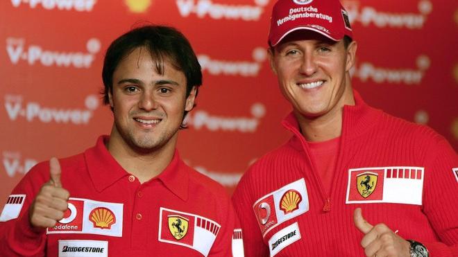 Massa diz acompanhar estado de saúde de Schumacher