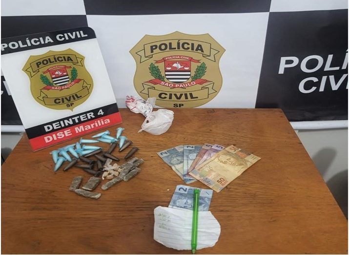 Polícia Civil de Marília detém dupla por tráfico