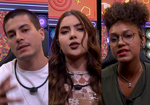 BBB 22: Arthur Aguiar, Jade Picon e Jessilane estão no paredão