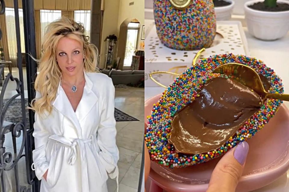 Britney aparece comendo ovo de Páscoa de Rondônia