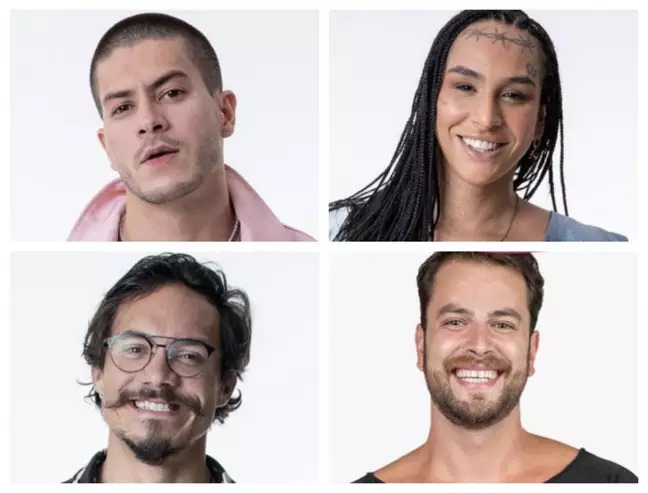 Arthur, Linn, Eli e Gustavo estão no paredão falso do ‘BBB 22’