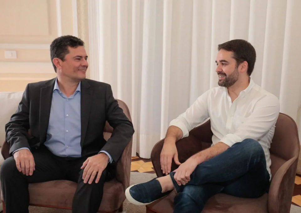 Em encontro com Leite, Moro conversa sobre ‘União do centro’