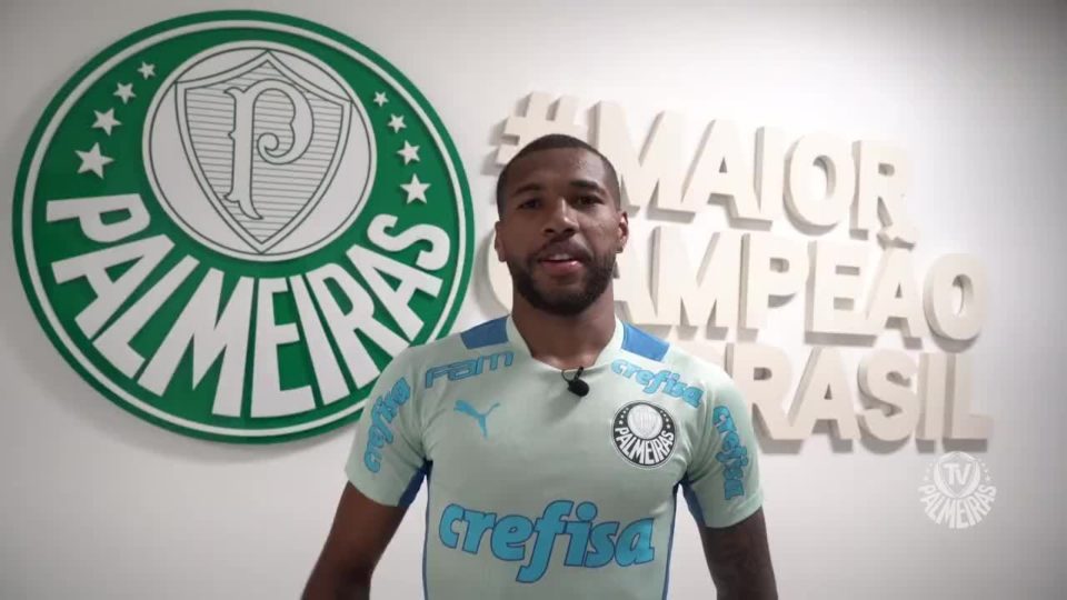 Palmeiras renova contrato do atacante Wesley até o fim de 2025