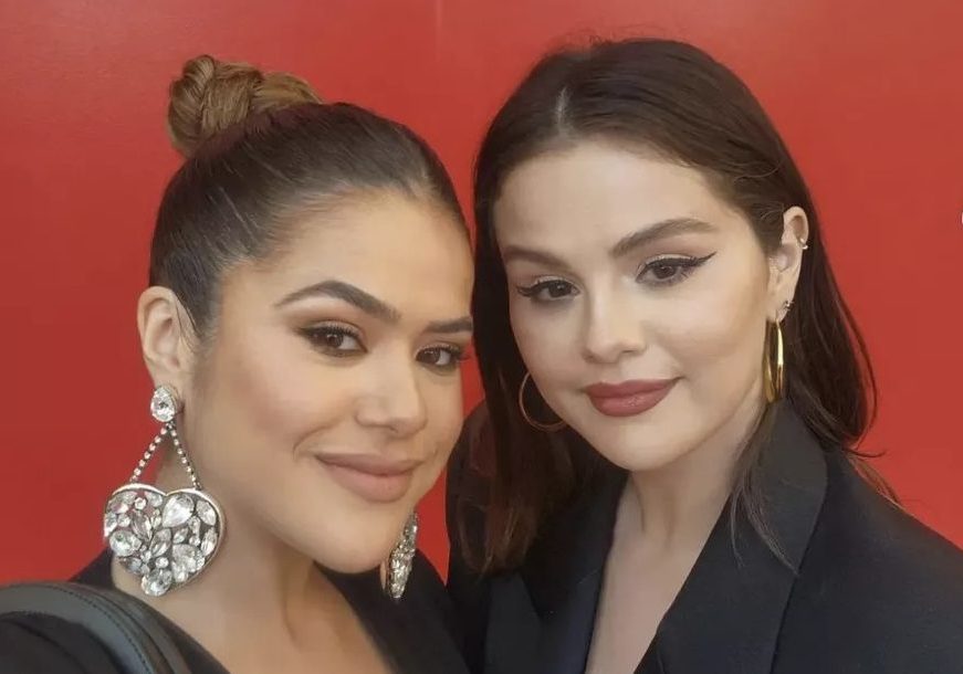 Maisa conhece Selena Gomez em evento de beleza nos EUA