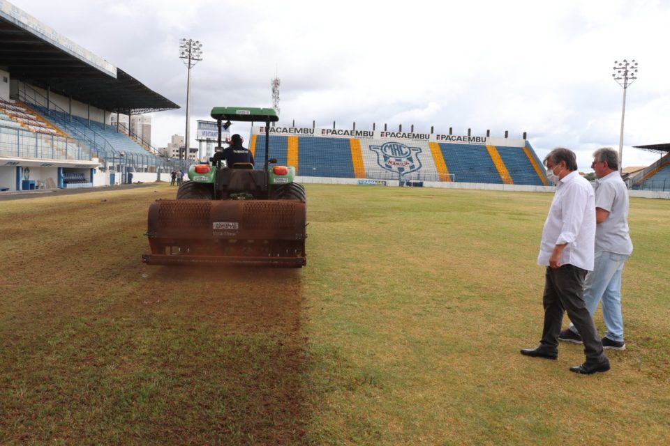 Estádio Bento de Abreu vai ganhar gramado sintético