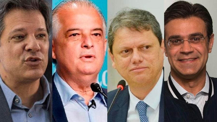 Datafolha em SP: Haddad tem 34%; Tarcísio, 13%; e Garcia, 13%