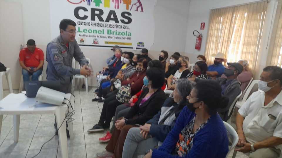 Cras Leonel Brizola tem palestra sobre prevenção a acidentes