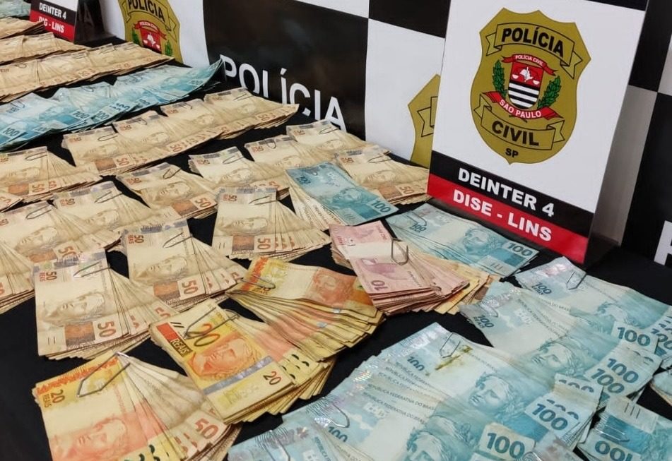 Polícia Civil de Lins prende cinco e apreende mais de R$ 77 mil