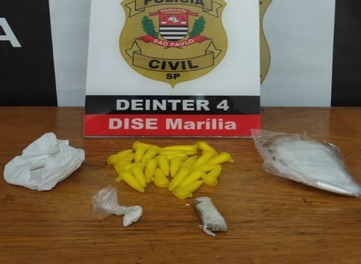 Dise prende jovem com drogas na zona Norte