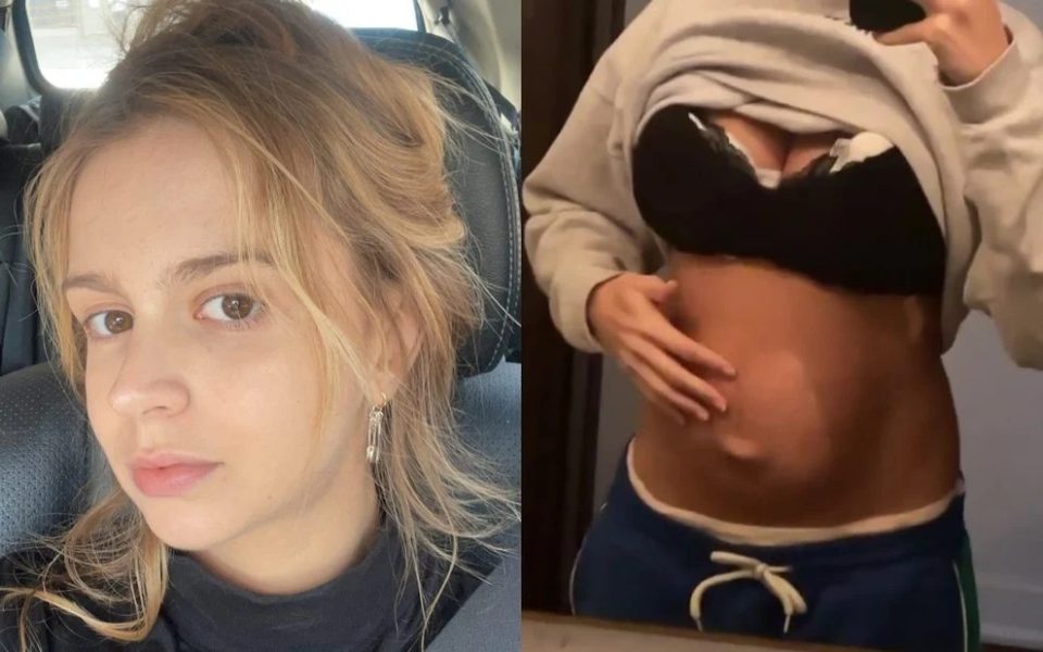 Isabella Scherer mostra barriga após gravidez