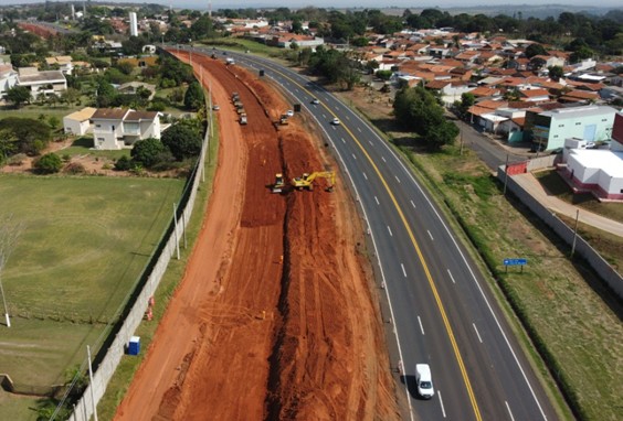 Concessionária informa mudança no tráfego para duplicação da SP-294