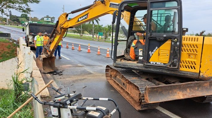 Acesso a Tupã tem interdição para reparo no pavimento