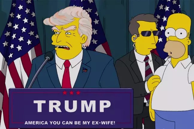 ‘Os Simpsons’ previu candidatura de Donald Trump em 2024