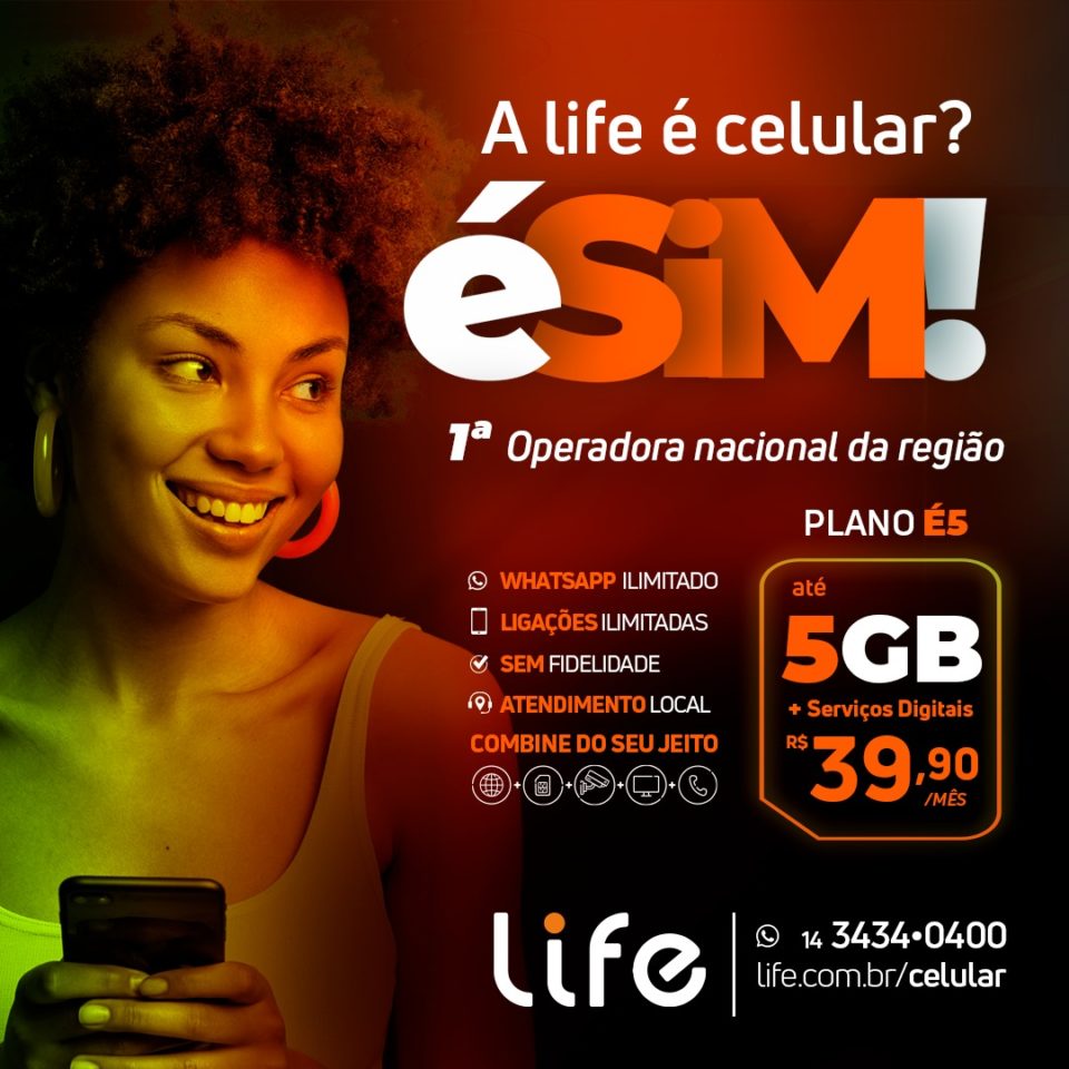 Life Lança Serviço De Telefonia Móvel Com Planos A Partir De R 3335 • Marília Notícia 9698