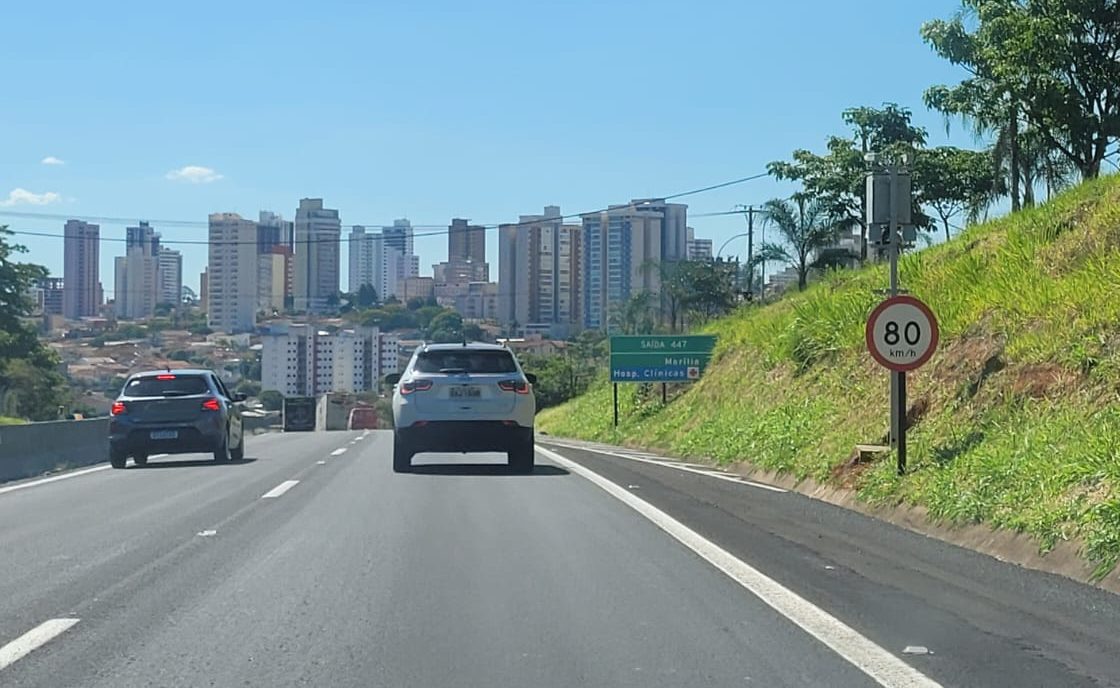 Dois novos radares começam a operar na Rodovia do Contorno em Marília