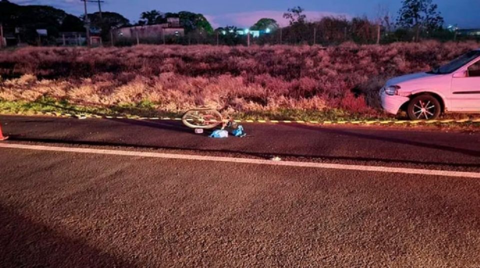 Motorista embriagado mata ciclista em rodovia da região