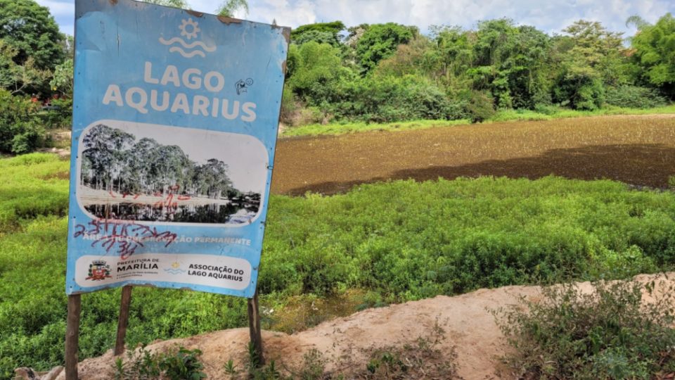 Falta de manutenção do Lago Aquarius preocupa moradores