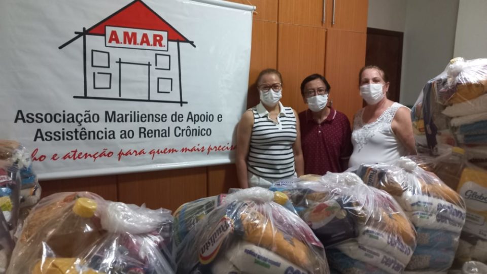 Amar reúne 50 cestas aos pacientes renais crônicos