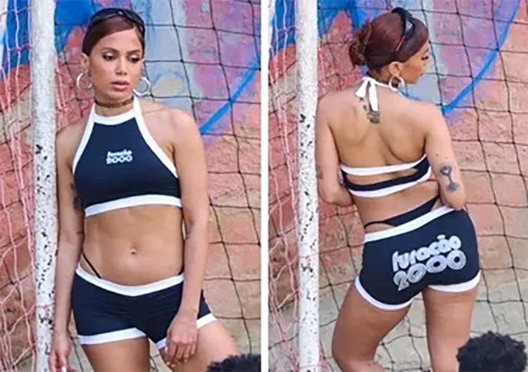 Anitta grava clipe com look nostálgico e cena gera críticas