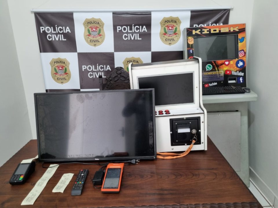 Polícia Civil combate jogos de azar e apreende máquinas