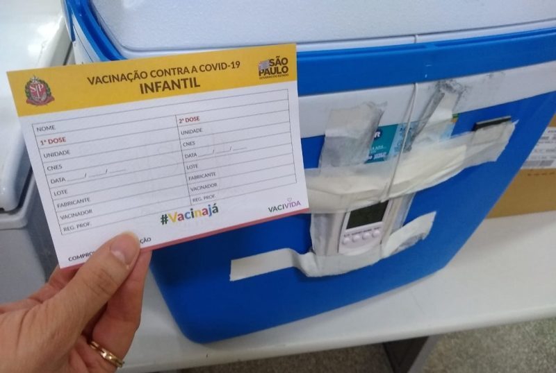 Marília recebe doses pediátricas contra a Covid-19 nesta terça