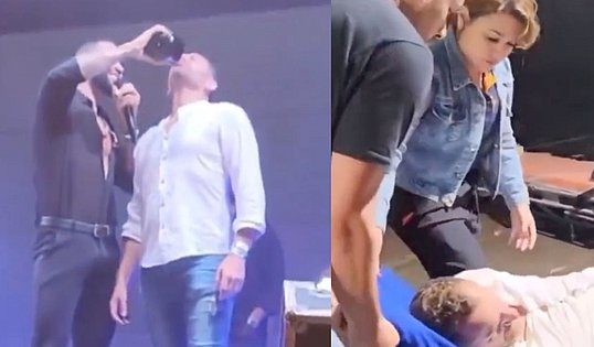 Fã passa mal após beber com Gusttavo Lima durante show