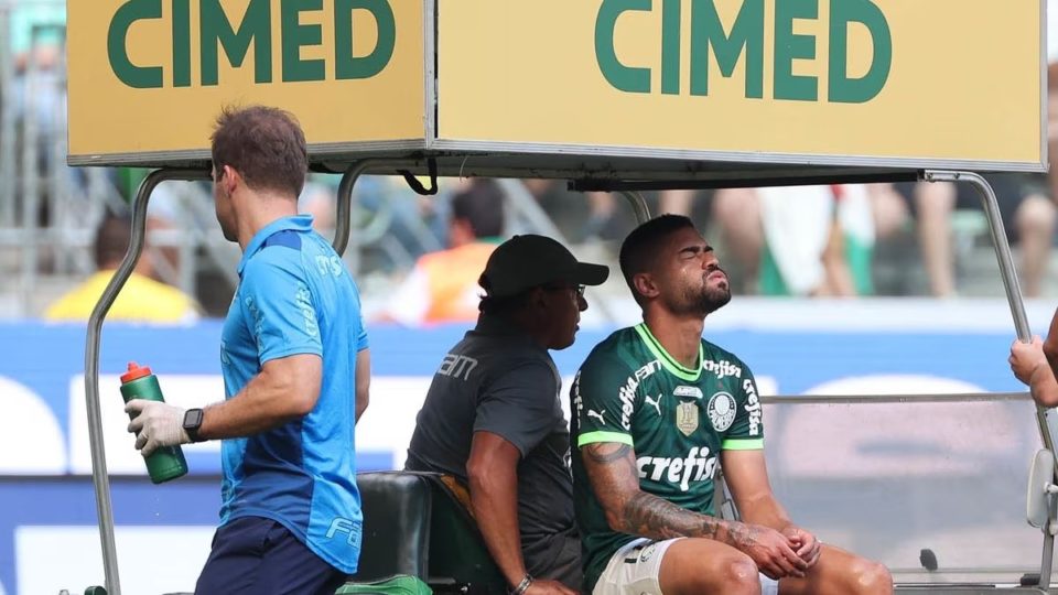 Bruno Tabata se lesiona e vira dúvida do Palmeiras para a final