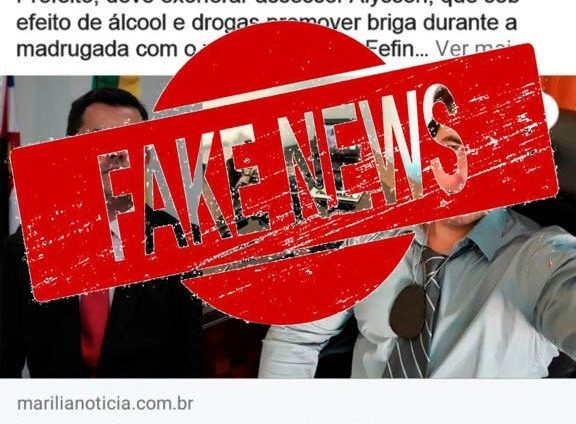 Fake news usa MN para difamar assessor da Prefeitura