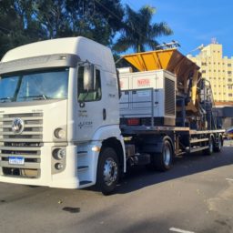Garça recebe nova usina móvel de Resíduos da Construção Civil