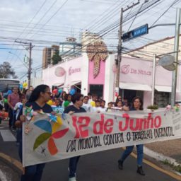 Marília tem caminhada para marcar Dia de Erradicação do Trabalho Infantil