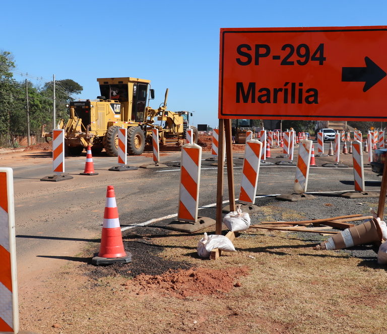 Nova rota de saída para a SP-294 é implantada em Nóbrega e exige atenção