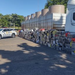 Caminhoneiro paraguaio é preso com 4,8 toneladas de maconha em rodovia da região
