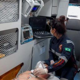 Samu ganha ultrassom em ambulância e profissionais passam por capacitação