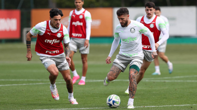 Palmeiras encerra preparação para clássico com o Corinthians neste domingo