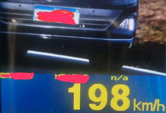 Polícia Rodoviária flagra motorista a 198 km/h em rodovia da região