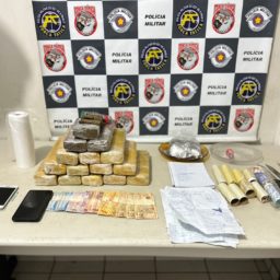 PM detém cinco por tráfico e apreende mais de 10 kg de drogas na zona Sul