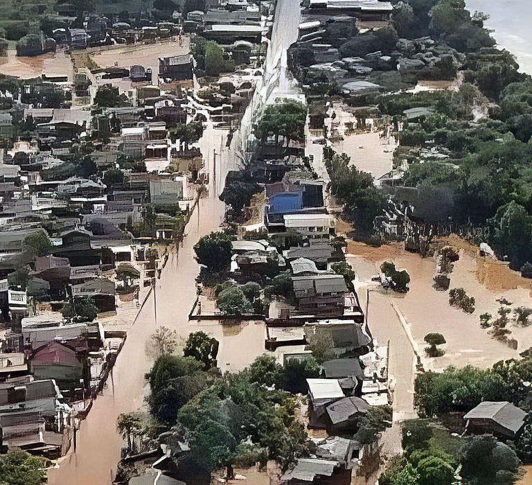 Sobe para 46 número de desaparecidos após enchentes no RS