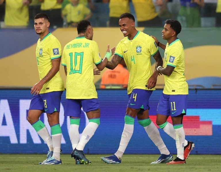 Seleção Brasileira empata com Venezuela na Arena Pantanal e cai para segundo lugar