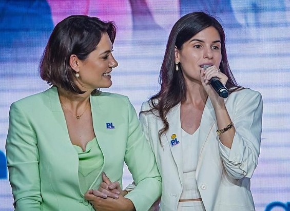 Dani Alonso e Michelle Bolsonaro palestram em workshop de formação política