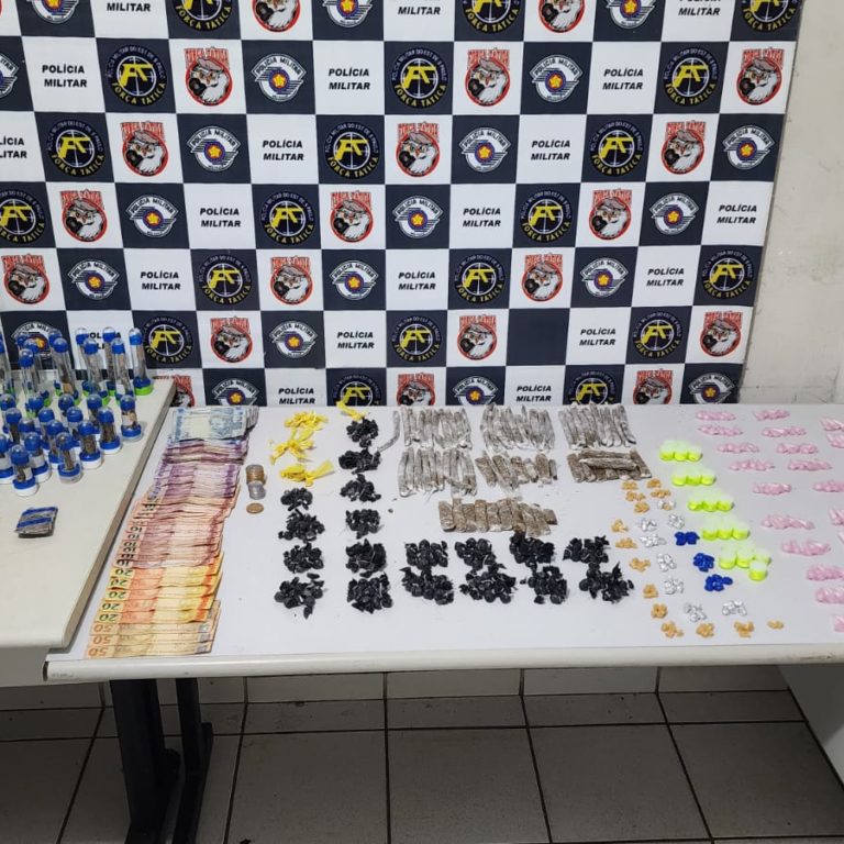 Trio é preso com grande quantidade de drogas em bairro da zona sul