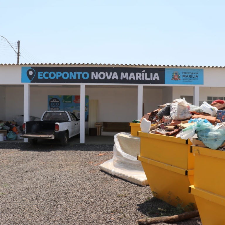 Marília conta com três ecopontos para descarte de resíduos nas zonas oeste, norte e sul