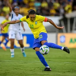 Com direito a gol de Marta, Brasil encerra 2023 vencendo a Nicarágua