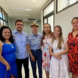 Paloma Libanio e Vinicius Camarinha inauguram nova portaria e recepção do HCFamema