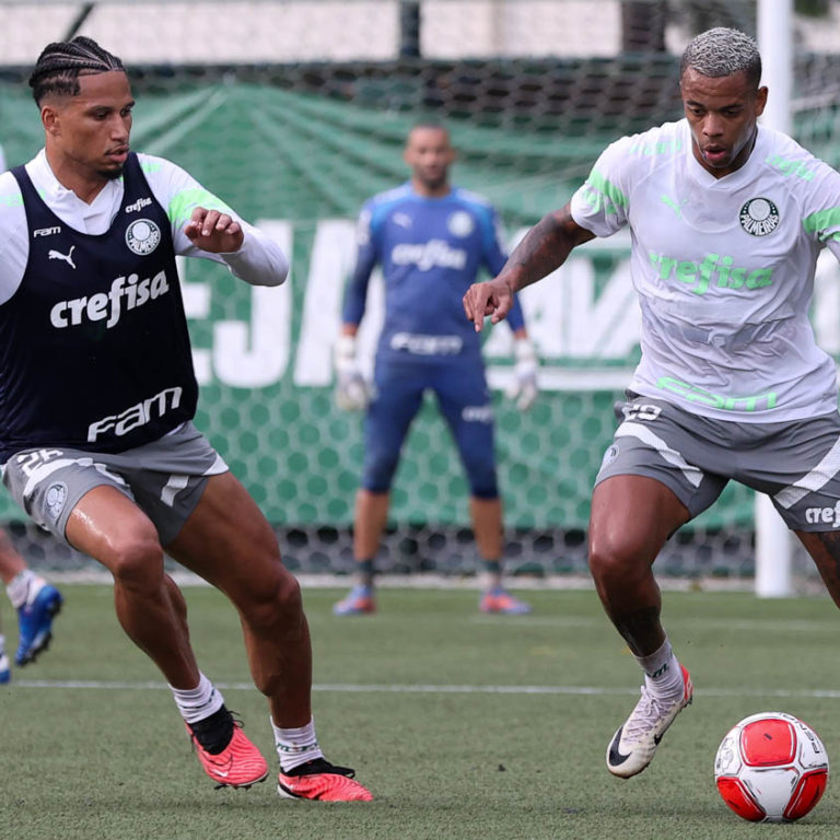 Com presença dos reforços, Palmeiras faz primeiro treino com bola da temporada