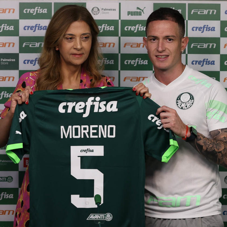 Palmeiras anuncia Aníbal Moreno como primeiro reforço para a temporada de 2024