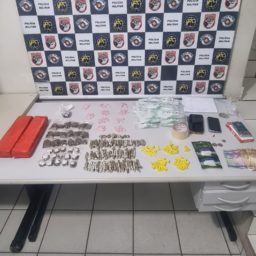 Trio é preso com cocaína, maconha e haxixe pela Força Tática da PM