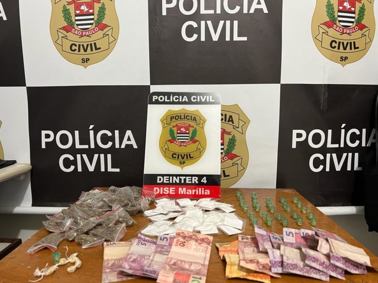 Homem é preso por tráfico de drogas na Vila Barros pela Dise, com apoio do Canil da PM