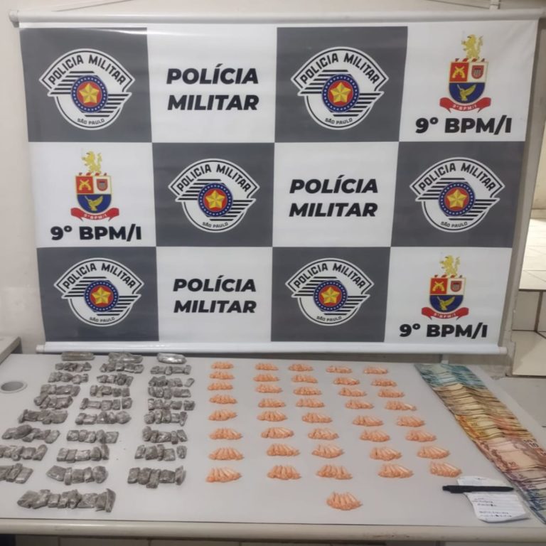 Jovem de 18 anos é preso com drogas e mais de R$ 3,4 mil na zona norte