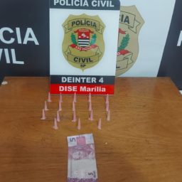 Rapaz é preso com cocaína na zona norte de Marília pela Polícia Civil