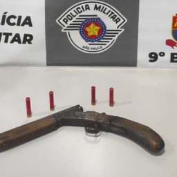 Homem ameaça funcionários de obra com arma e acaba preso em Echaporã